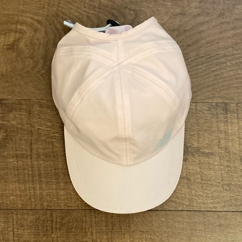 New Balance High Pony Performance Cap Light Pink Athletic Hat Adjustable OSFM - Picture 3 of 5